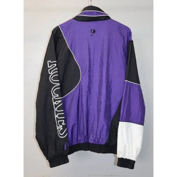 Vintage 90s Colorado Rockies Pro Player Windbreaker Jacket Men’s L Korea